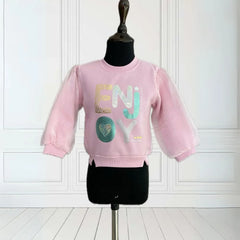 It's a Pink Colored Sweatshirt for Baby Girl