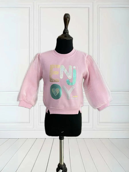 It's a Pink Colored Sweatshirt for Baby Girl
