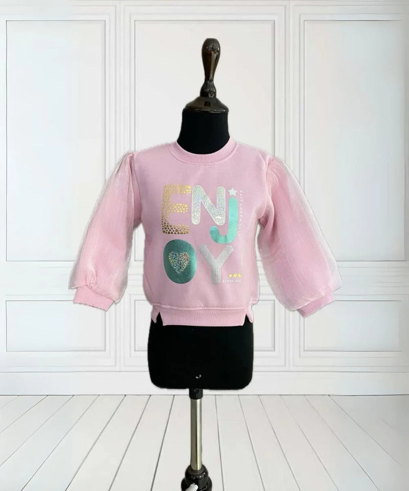 It's a Pink Colored Sweatshirt for Baby Girl