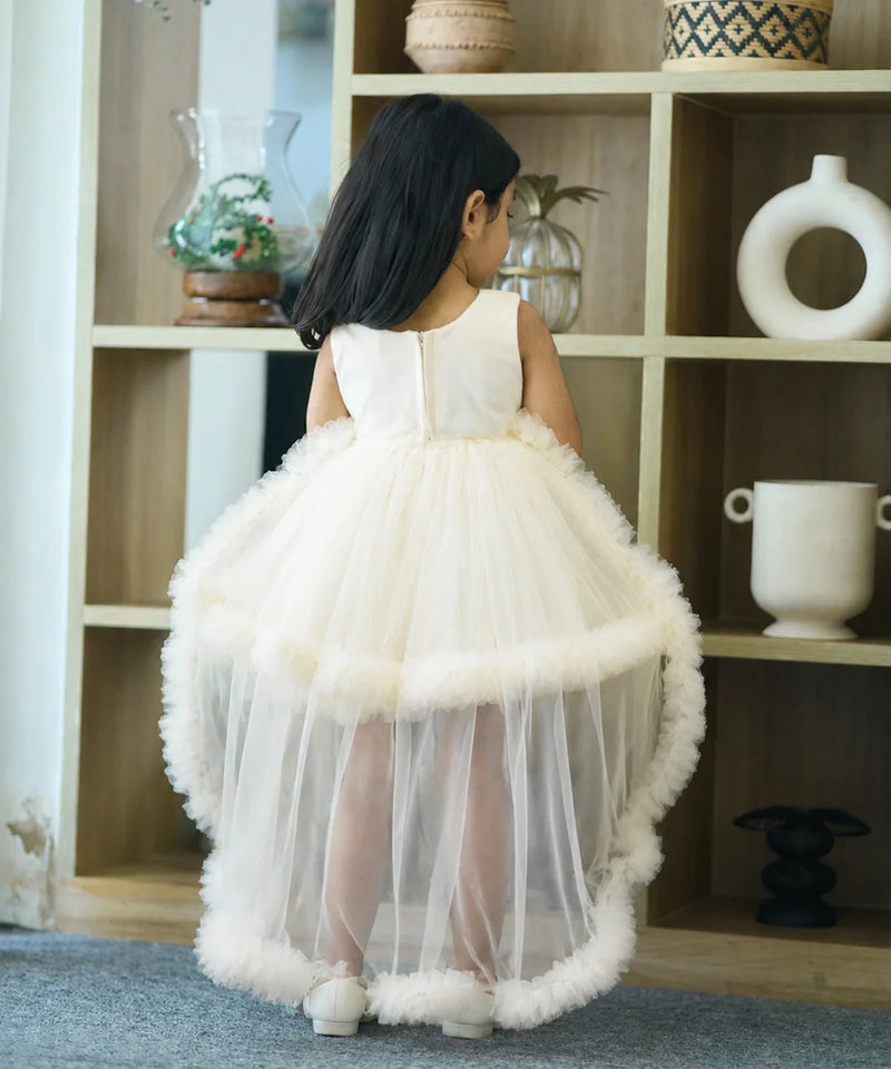 Devils N Angels White Fairy Tail High Low FrockJaipur