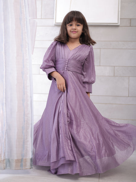 purple victorian fashion gown for girls 