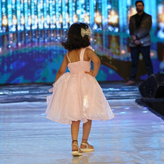 Best baby pink frock for girls, lightweight, floral detail, perfect for celebrations