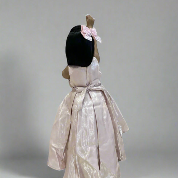 Fancy high-low birthday frock for girls, Jaipur kids wear boutique