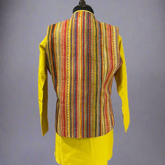 Boys kurta pyjama with jacket for Rakhi, best kidswear boutique near me Jaipur