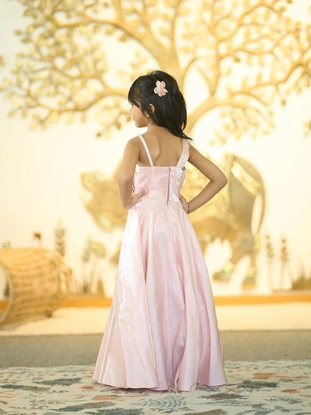 Stylish girls gown for wedding and parties, Jaipur kids clothing store collection