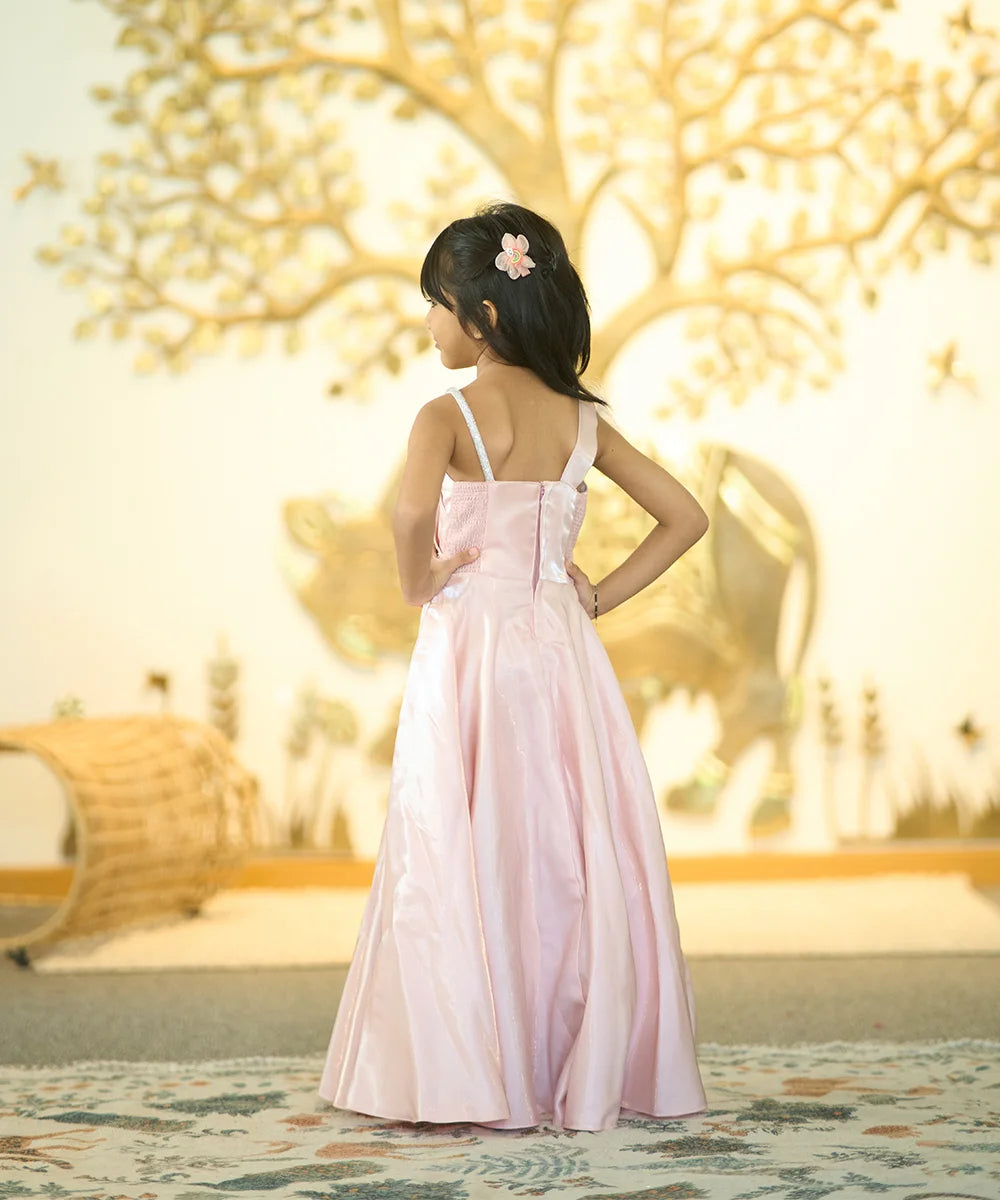 Stylish girls gown for wedding and parties, Jaipur kids clothing store collection