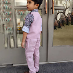 Party Wear Waist Coat Set For Boys
