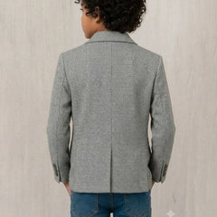 Boys Smart Party Wear Boys Blazer Outfit – Grey Designer Look 2-3 Years Jaipur