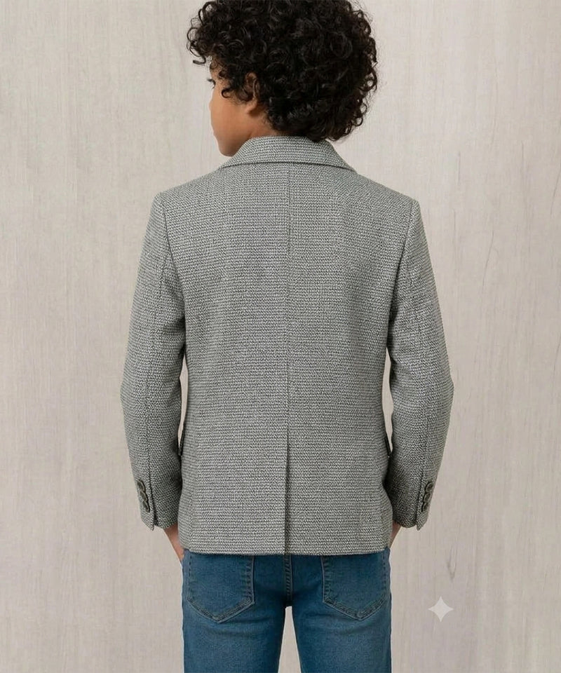 Boys Smart Party Wear Boys Blazer Outfit – Grey Designer Look 2-3 Years Jaipur