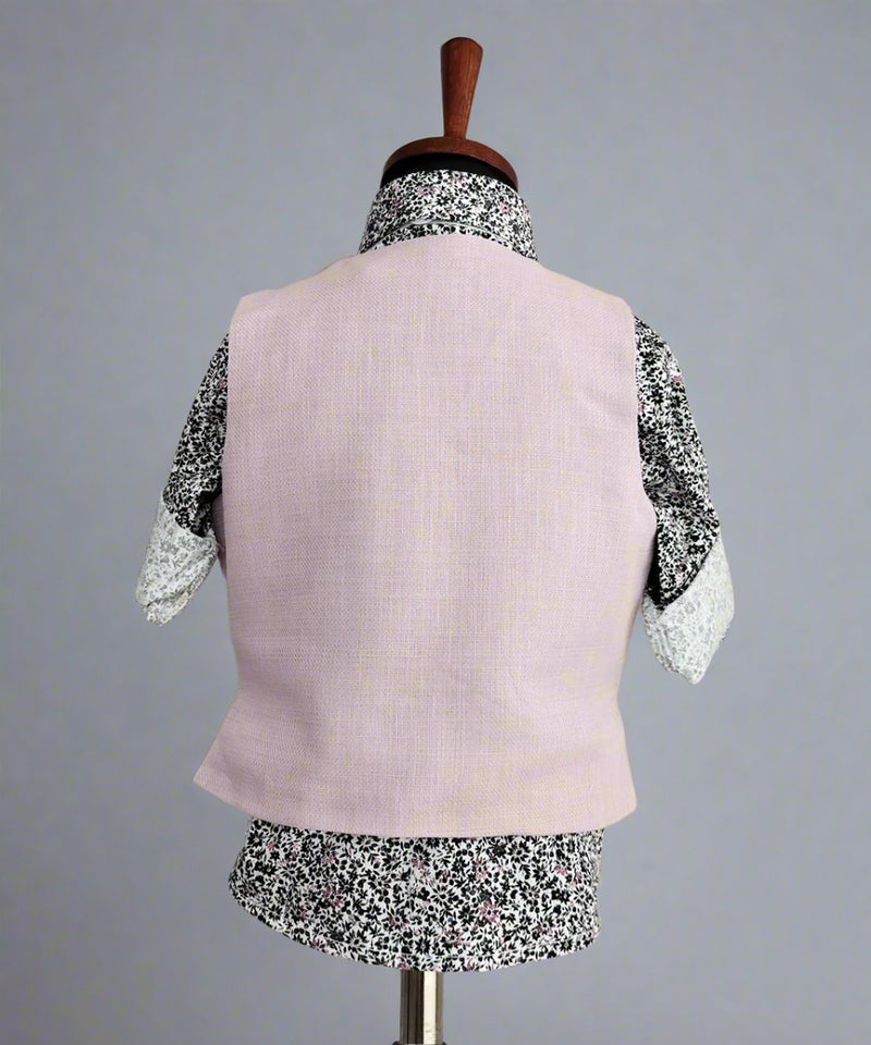 Party Wear Waist Coat Set For Boys