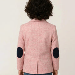 Boys Self-Textured Pink Color Blazer with T-Shirt 2-3 Years Jaipur