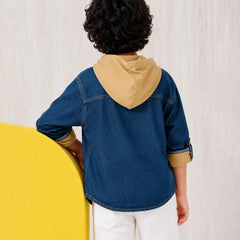 Boys Blue Hoodie Shirt