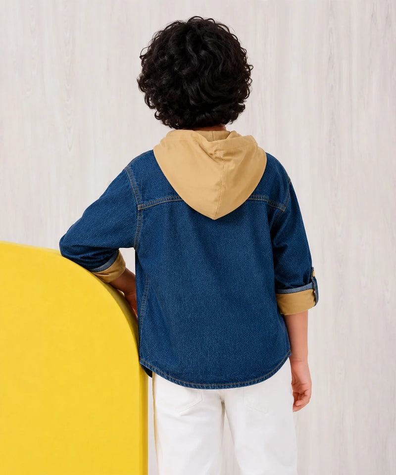 Boys Blue Hoodie Shirt
