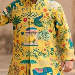 ethnic printed urta dhoti jaipur