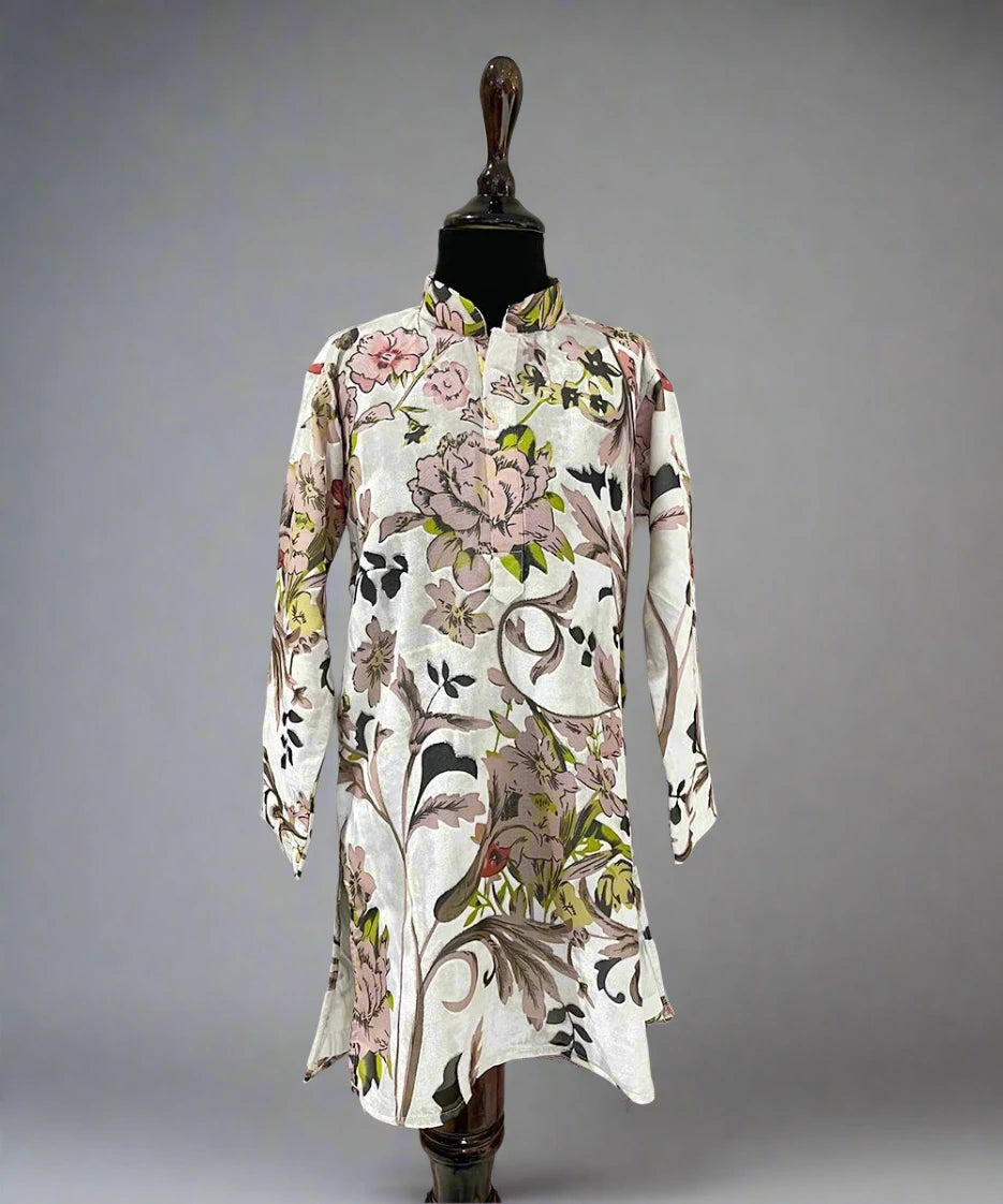 Party wear boys kurta pyjama with elastic pyjama, Jaipur ethnic shop