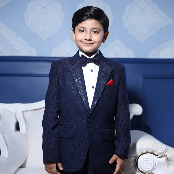 Kids formal navy coat suit for parties and weddings in Jaipur
