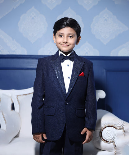 Kids formal navy coat suit for parties and weddings in Jaipur