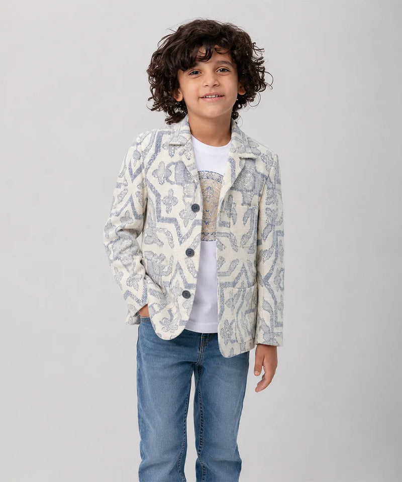Devila N Angels Printed Blazer For Boys Jaipur