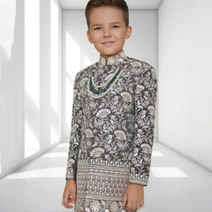 Premium ethnic kids sherwani with mala and pyjama, wedding look Jaipur