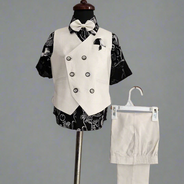 Party Wear Waist Coat Sets For Boys
