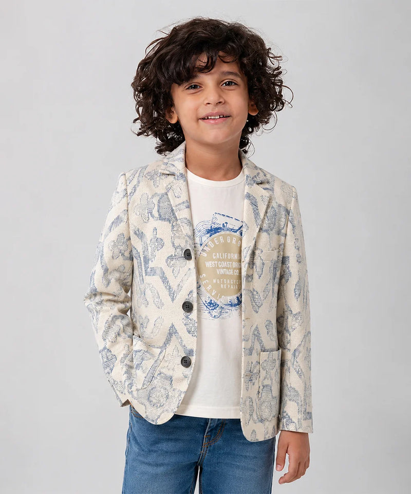 Devila N Angels Printed Blazer For Boys Jaipur
