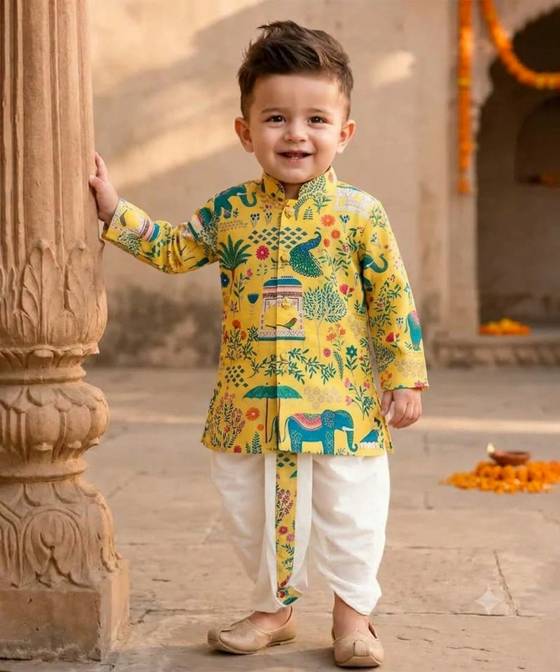 boys festive traditional kurta dhoti 
