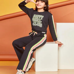 Trendy girls black outfit from Jaipur kidswear shop