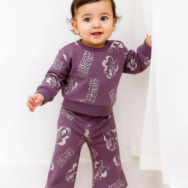 Purple cartoon cotton co-ord set for girls in Jaipur