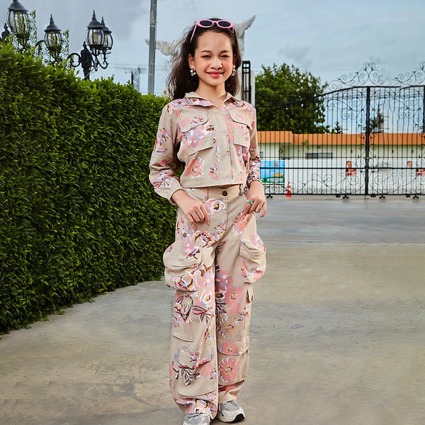 Cozy and Trendy Kids Co-ord Set for Girls Ideal for Everyday Wear 