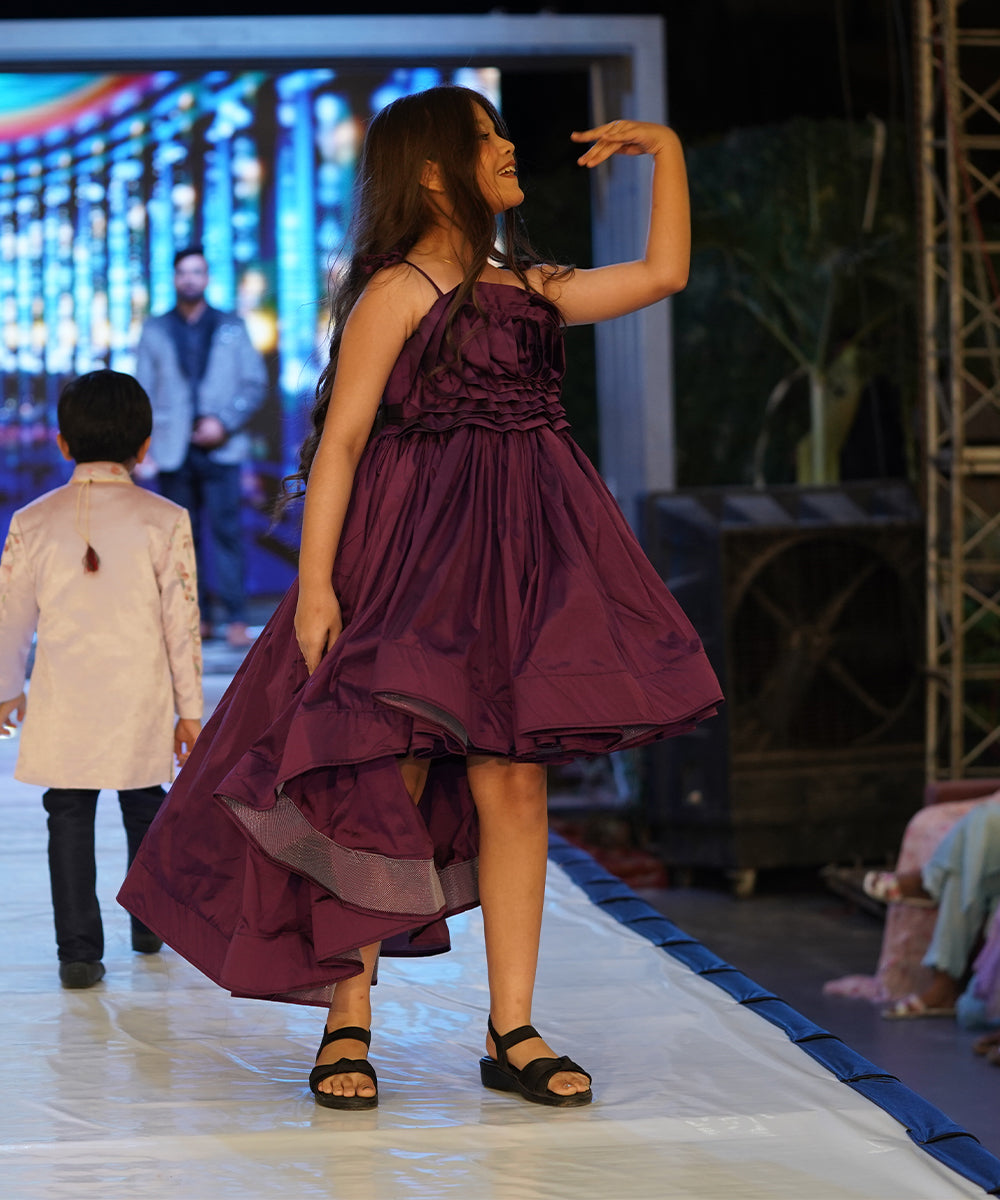 Elegant girls gown for wedding and parties, Jaipur kidswear showroom