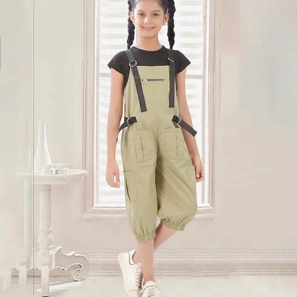 Stylish Dungree Set For Summer For Girls