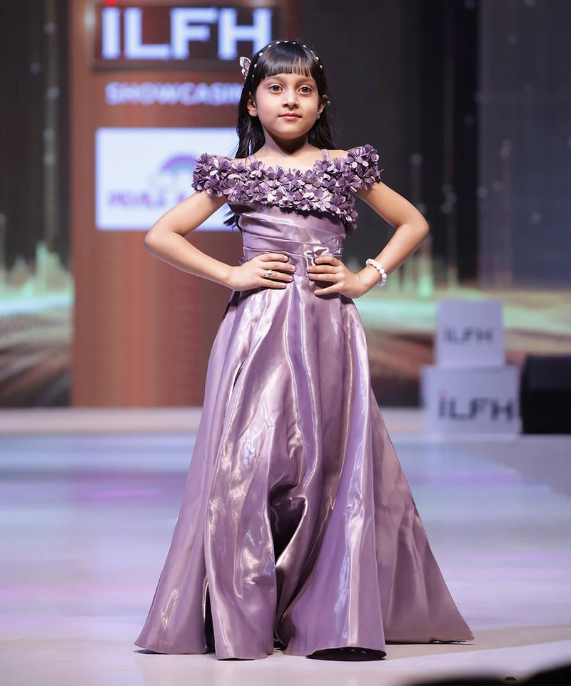 Purple Party Wear Gown for Baby Girls | Devils N Angels Jaipur Devils-n-Angels Purple Party Wear Gown for Baby Girls | Devils N Angels Jaipur Devils-n-Angels