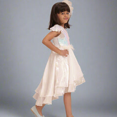 Designer sequin birthday frock for girls, best kids clothing store Jaipur