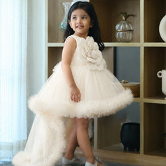 Devils N Angels White Fairy Tail High Low FrockJaipur
