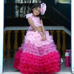 Sequin lace and pearl detailed lehenga for girls, Jaipuri wedding outfit Jaipur