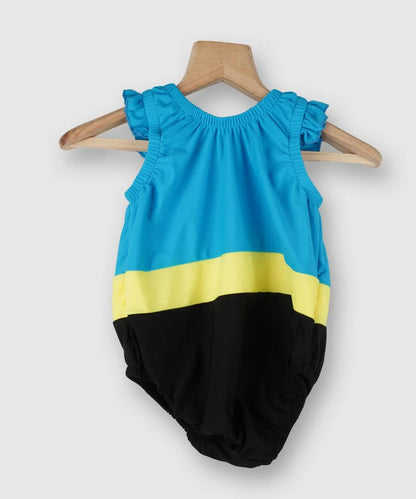 Batman Printed Swimsuit for Little Girls