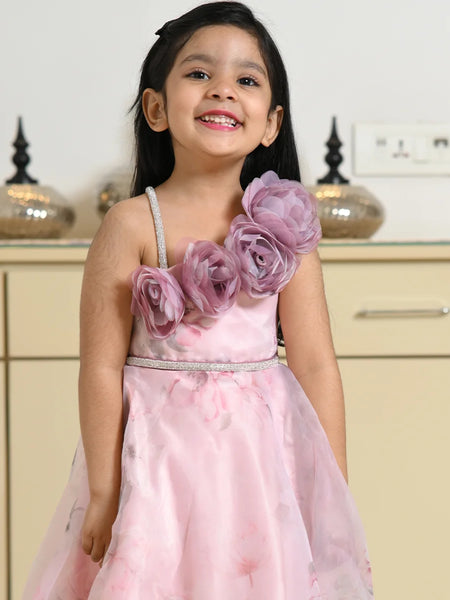 Princess Floral Gown for Baby Girl | Birthday & Party Wear Dress.