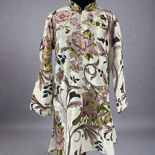 Designer cotton kurta pyjama set for boys, best children’s wear Jaipur