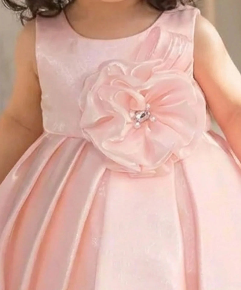 Devils N Angels Pink Pleated Party Frock for Baby Girls 0–9 Months | Jaipur