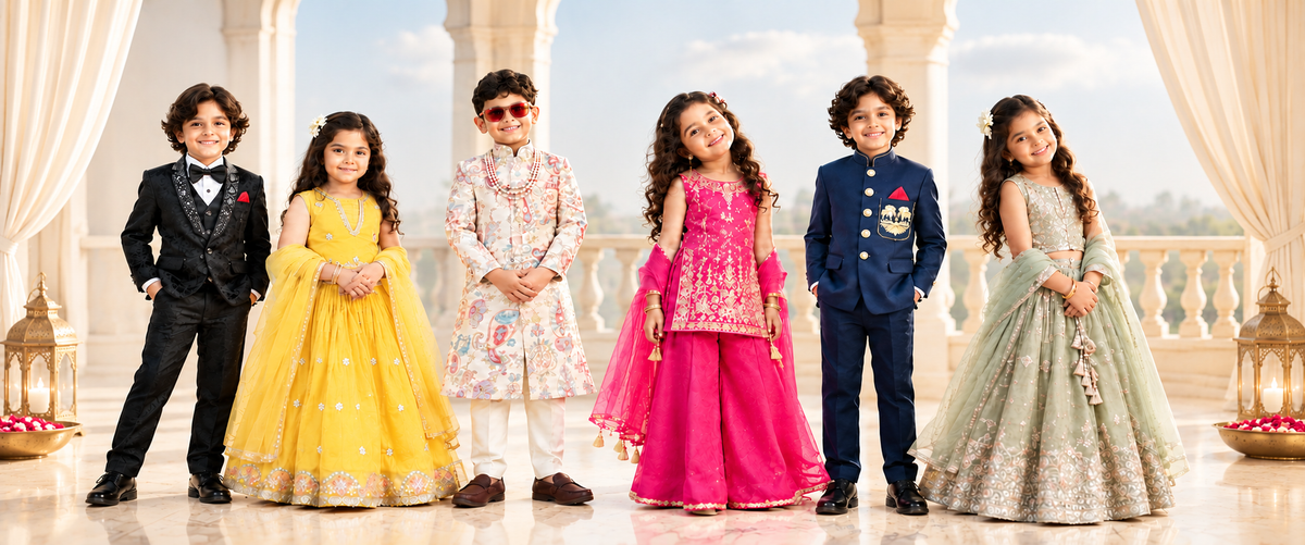 Kids wedding and festive wear at Devils N Angels, Jaipur
