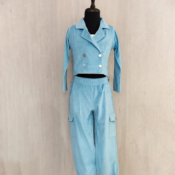 Girls jacket style co-ord set kids fashion Jaipur