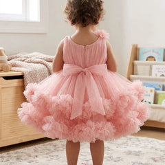 Devils N Angels Pink Frill Frock for Baby Girls Birthday Dress 9-12 Months | Jaipur