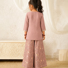 Devils N Angels Blush Bloom Kurta Palazzo Set Jaipur