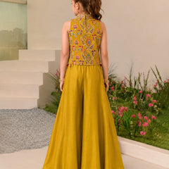 Devils N Angels Mustard Majesty Palazzo Set Jaipur