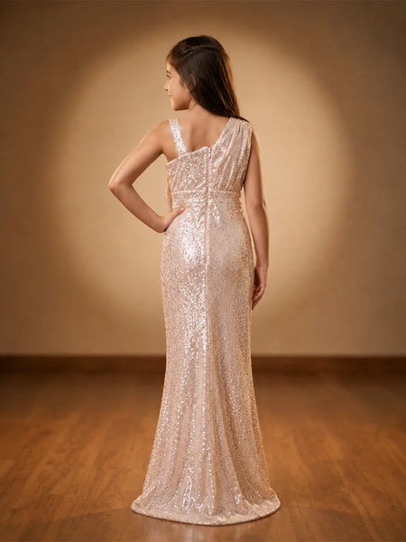 Devils N Angels Elegant Pink Sequin Gown Jaipur