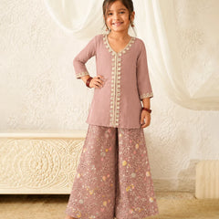 Devils N Angels Blush Bloom Kurta Palazzo Set Jaipur