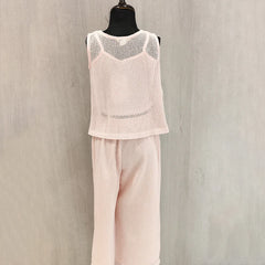 Peach Cotton Net Girls Co-ord Set – Jaipur Kids Fashion