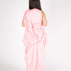 Best lehenga for kids in Jaipur for wedding, fancy crop top and dhoti set for girls