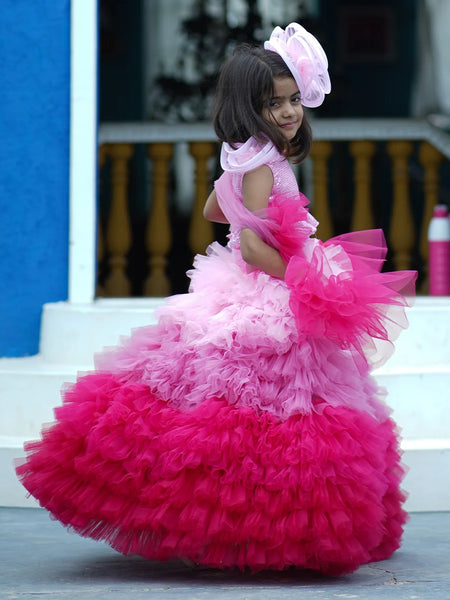 Jaipuri lehenga for girls, ombre partywear, perfect for weddings in Jaipur