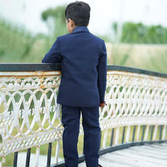 Elegant boys tuxedo navy set, party outfit for children Jaipur